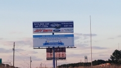 Exit 122,Northbound,right hand read on East side of I-75, bottom face is available